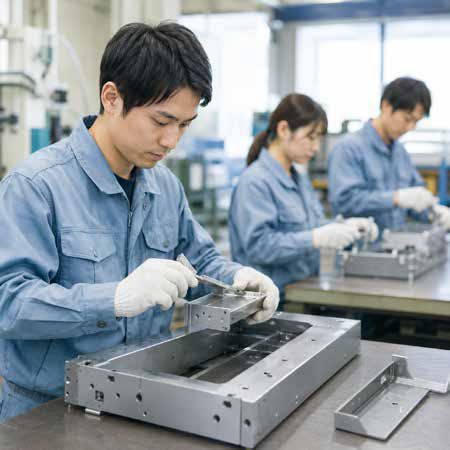 午後の作業の様子